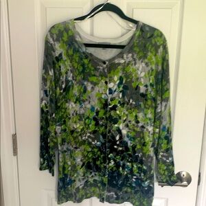 Joseph A colorful printed cardigan size XL